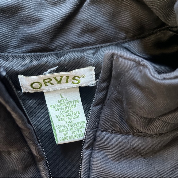 Orvis Diamond Quilted Dark Navy Women’s Vest (L) - Picture 2 of 5